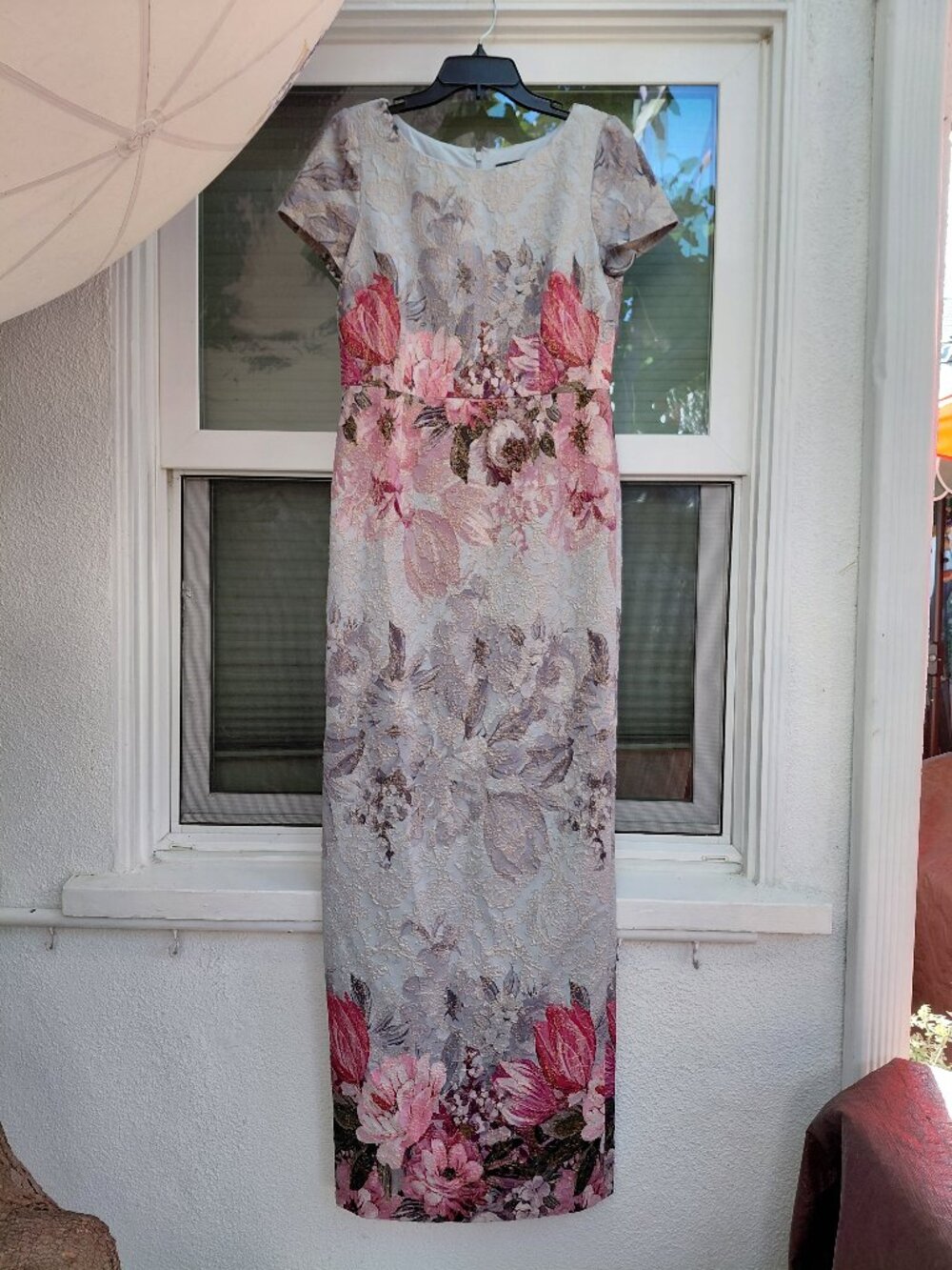 Adrianna Papell Maxi Dress - Formal w/satin lining NWTg